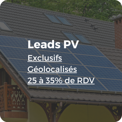 Achat de Leads Panneaux Solaires