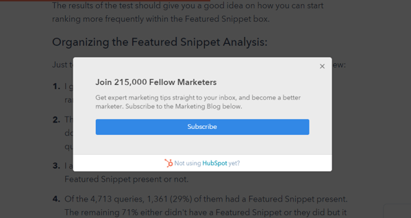 Hubspot Pression Sociale