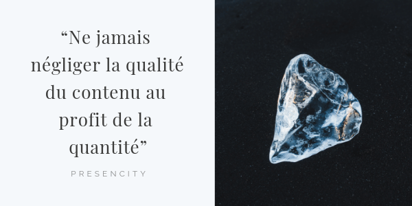 quantite vs qualite